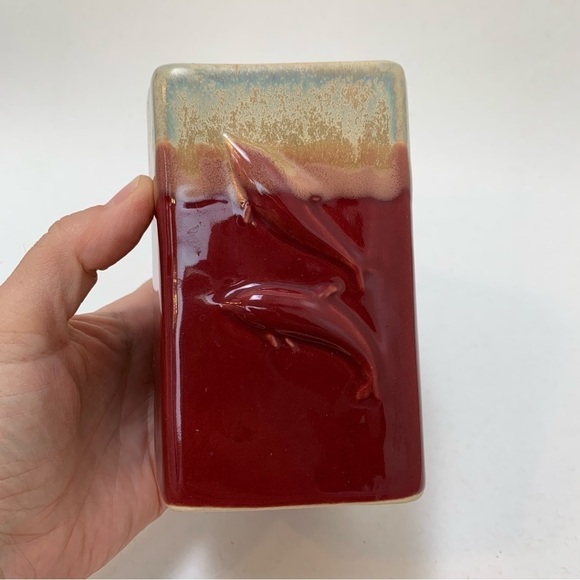 Rodolfo Padilla Mugs Lot of 3 With Wooden Mug Tree Stand Kokopelli Dolphin - Picture 9 of 16